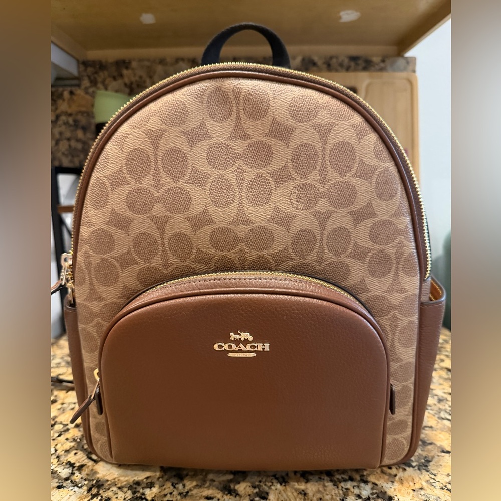 Court Backpack In Signature Canvas